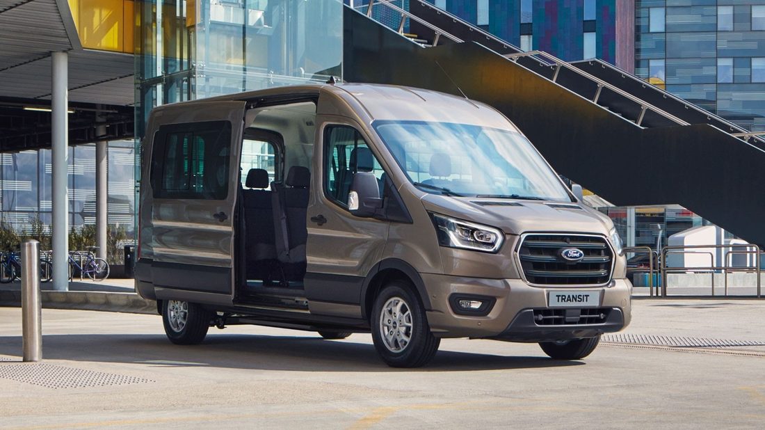 Ford Transit minibus side loading door hire Antrim NI