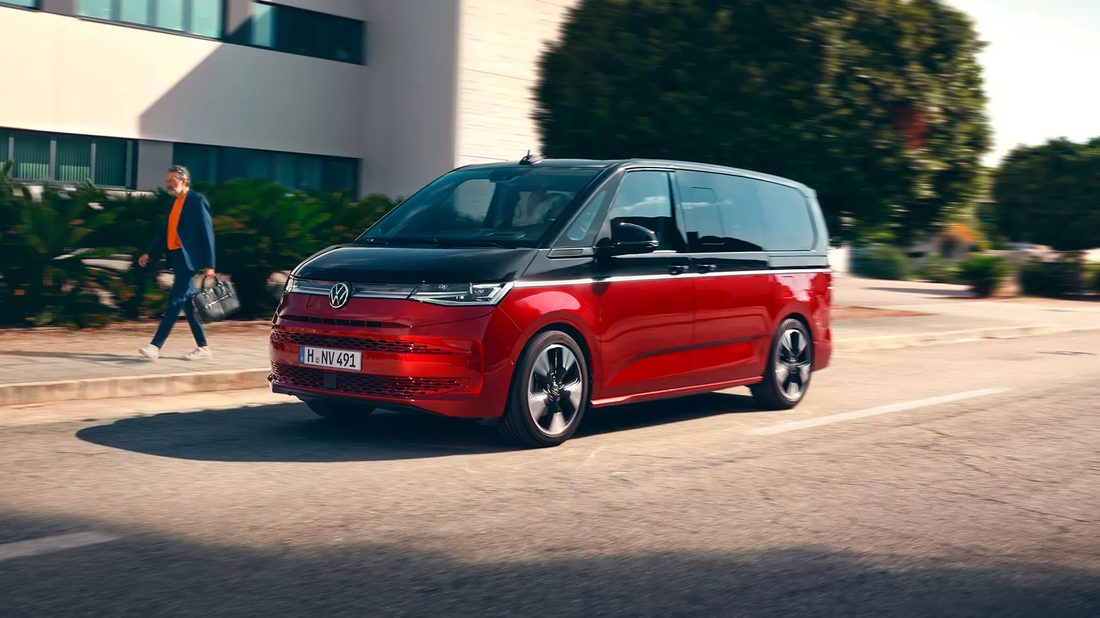 Volkswagen Multivan minibus hire Belfast Northern Ireland